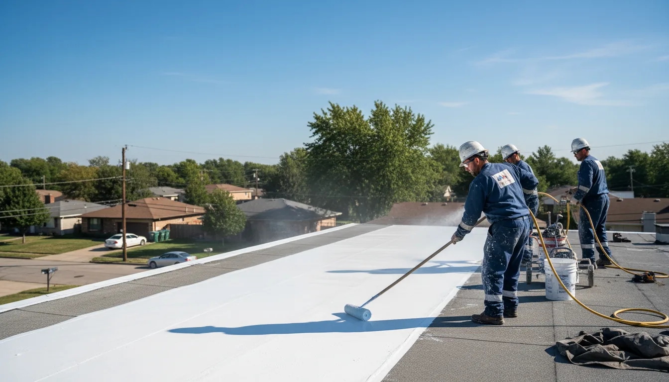 Commercial roof coating in Hasty, AR near me